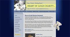Desktop Screenshot of heartofgoldcharity.org